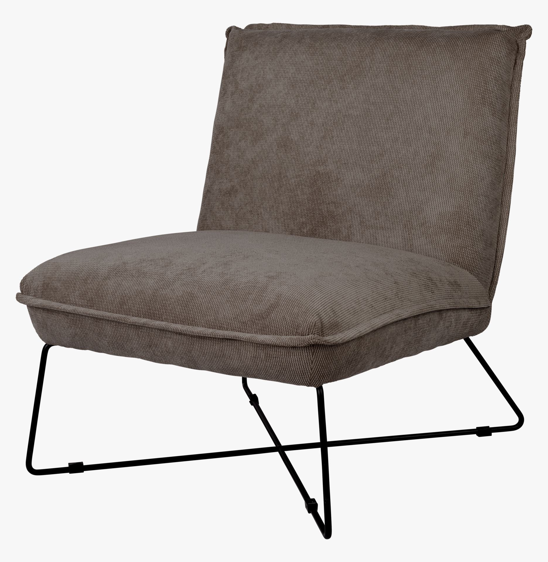Loungestol lys brun - 72x83x82,5 cm