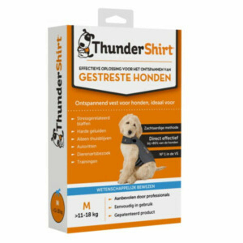 Thundershirt Hond Medium >11 - 18 kg