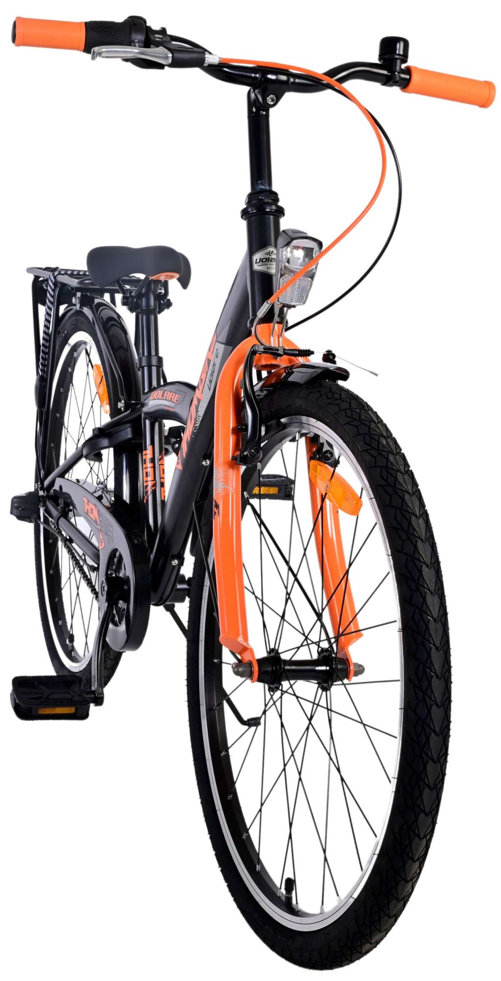 TPFSports Thombike Kinderfahrrad - Jungen - 24 Zoll - Rücktritt + Handbremse - 3 Gänge - Blau