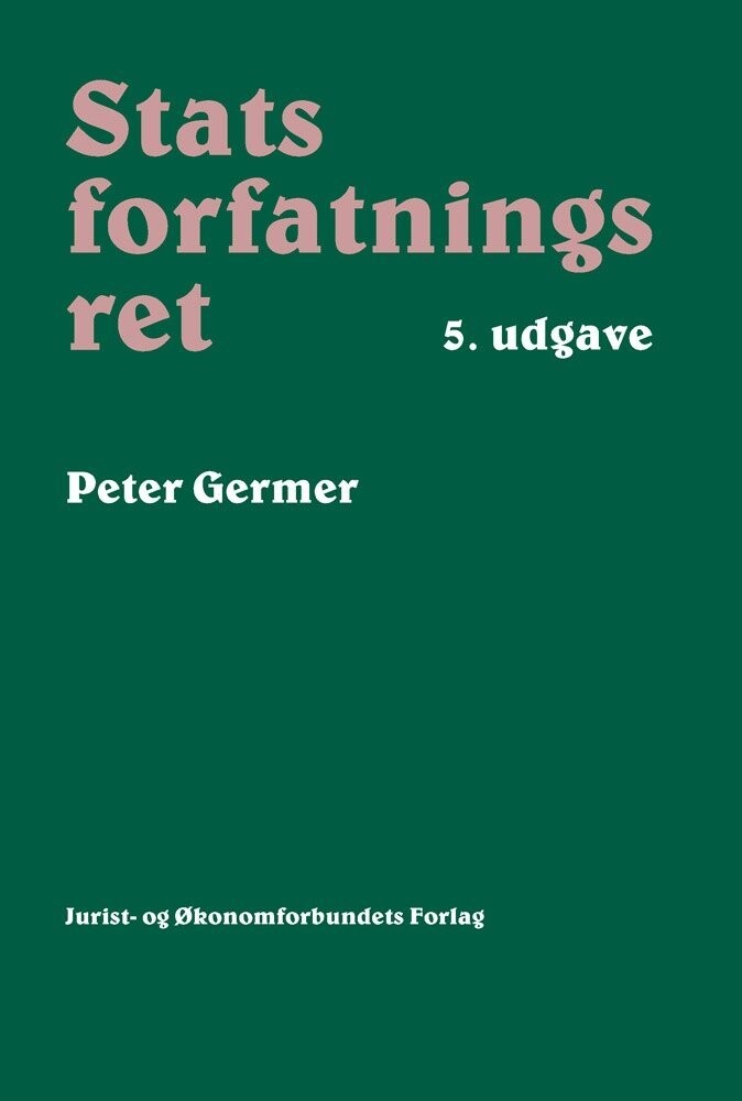 Statsforfatningsret - Peter Germer - Bog