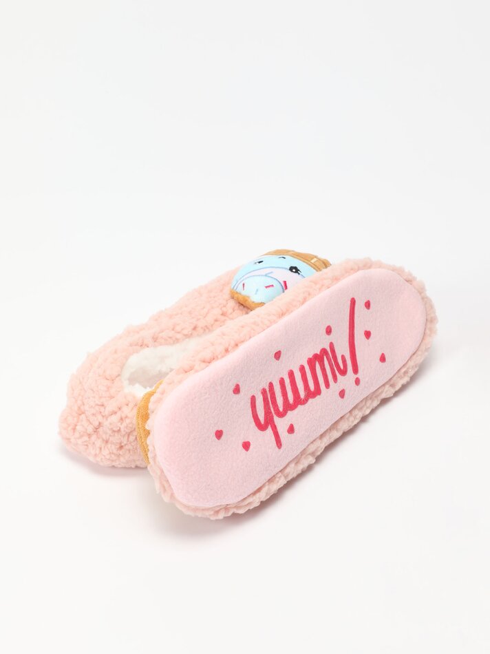 Pantufas macias em formato de donut - Vários modelos