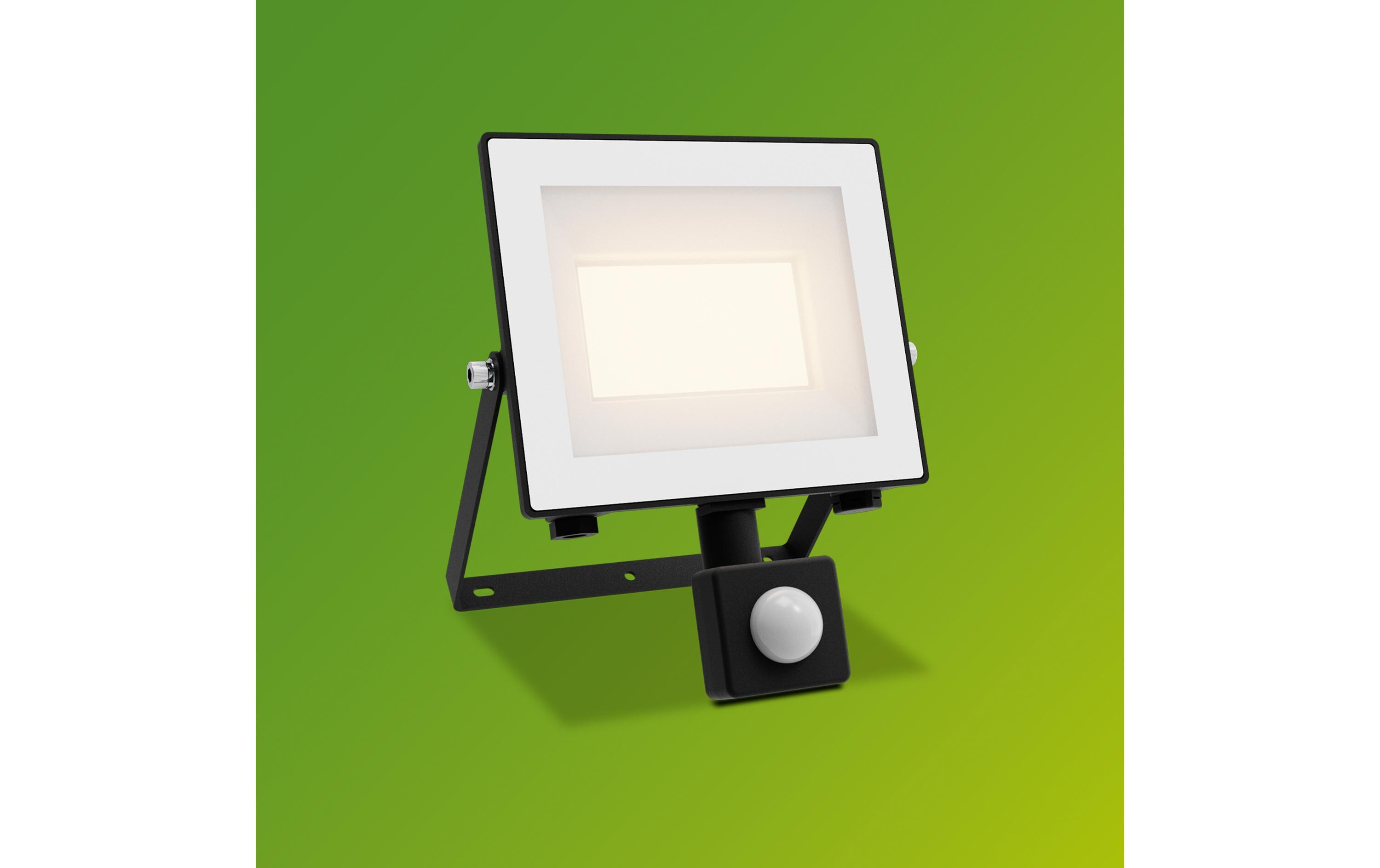 Lois Flutlicht UE 14W 3000K IR IP65 anthrazit 14 WHocheffizienter Scheinwerfer mit Bewegungssensor