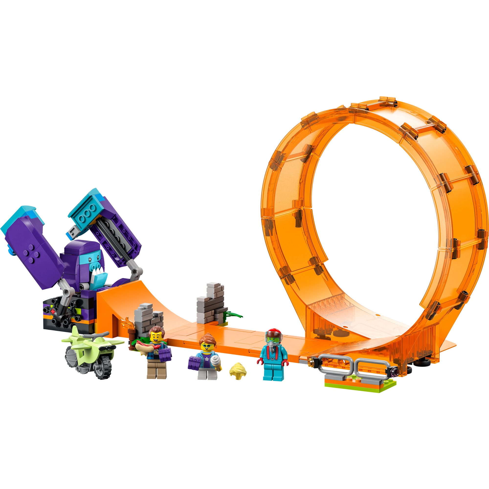 LEGO Konstruktionsspielzeug City Stuntz Schimpansen-Stuntlooping