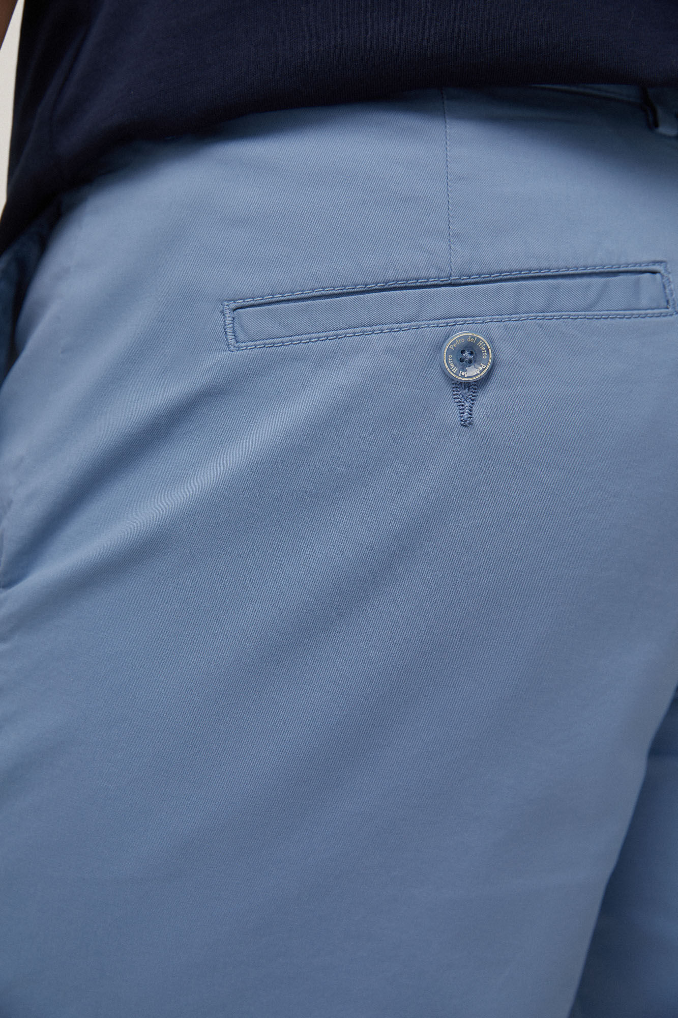 Bermuda Premium Flex Chino - Azul