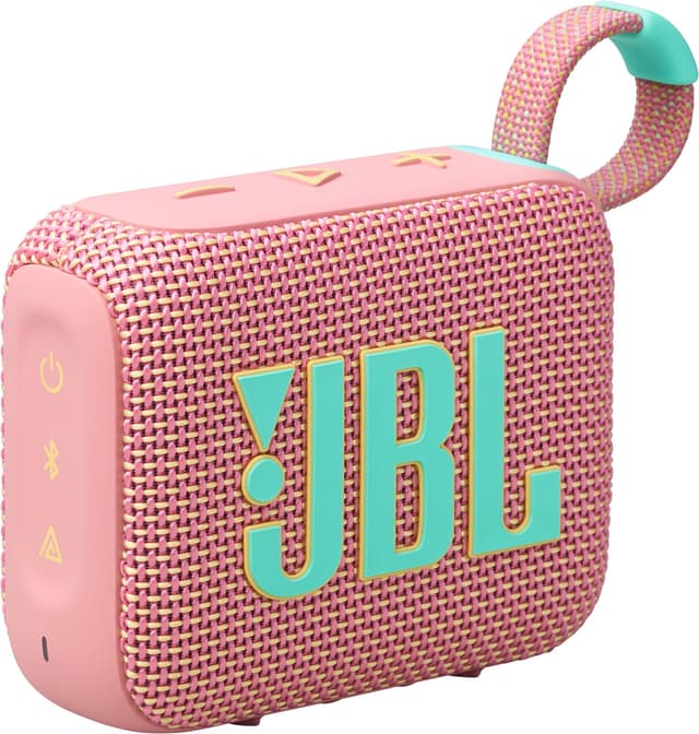 JBL Go 4 bærbar højttaler (lyserød)