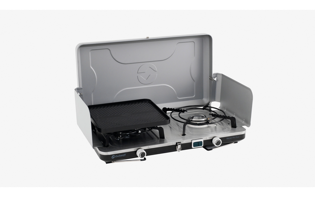 Outwell Kartuschen Gaskocher Merapi Pro Duo Deluxe mit 2 Kochstellen / 6000 W