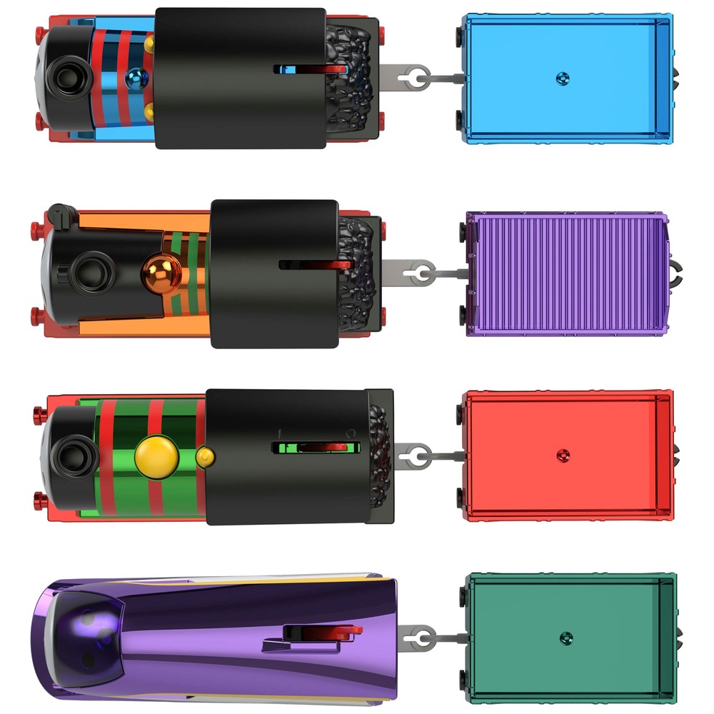 Thomas & seine Freunde – Motorisierte Lokomotiven (4er-Pack): Thomas, Nia, Percy & Kana