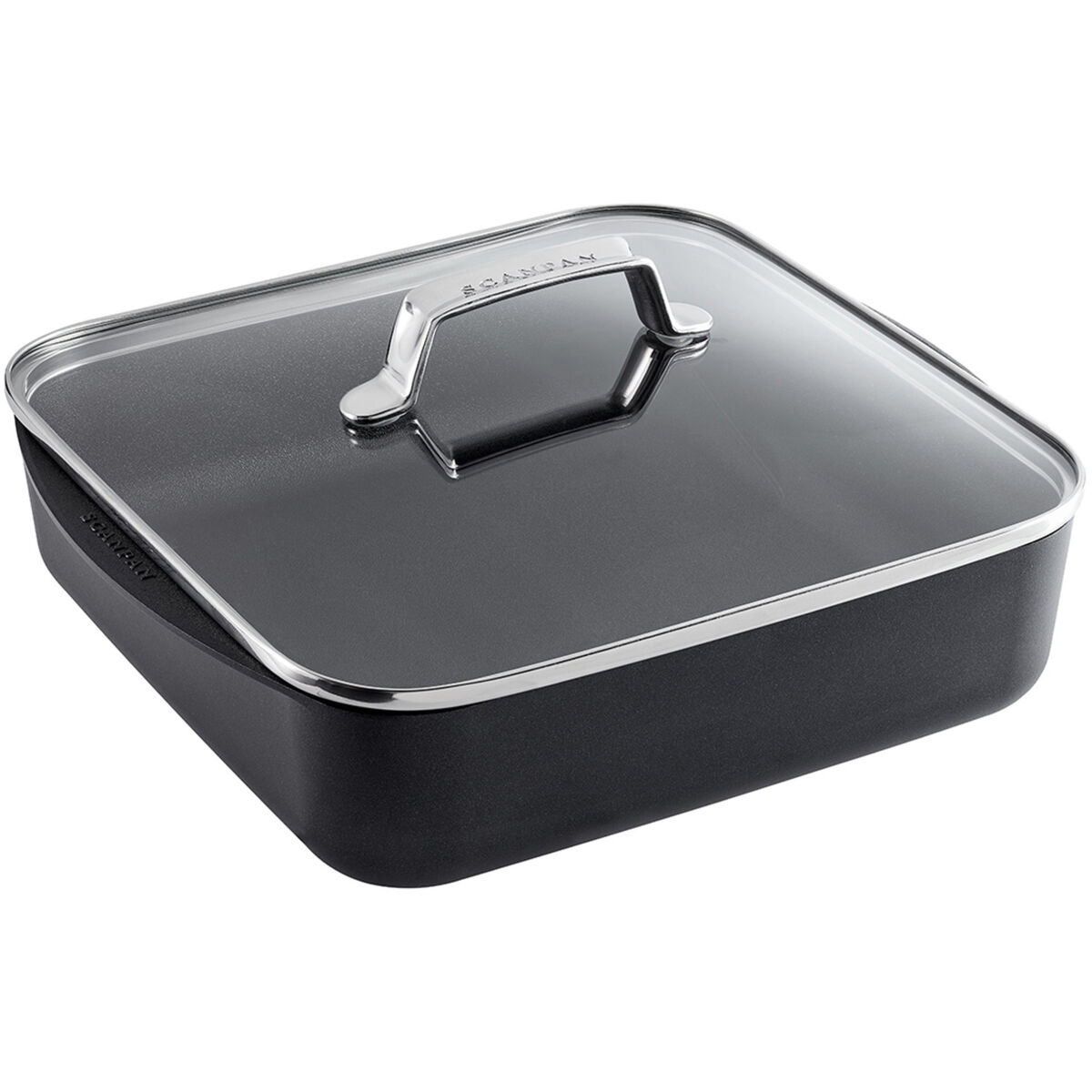TechnIQ Glasslokk, Firkantet 28 cm