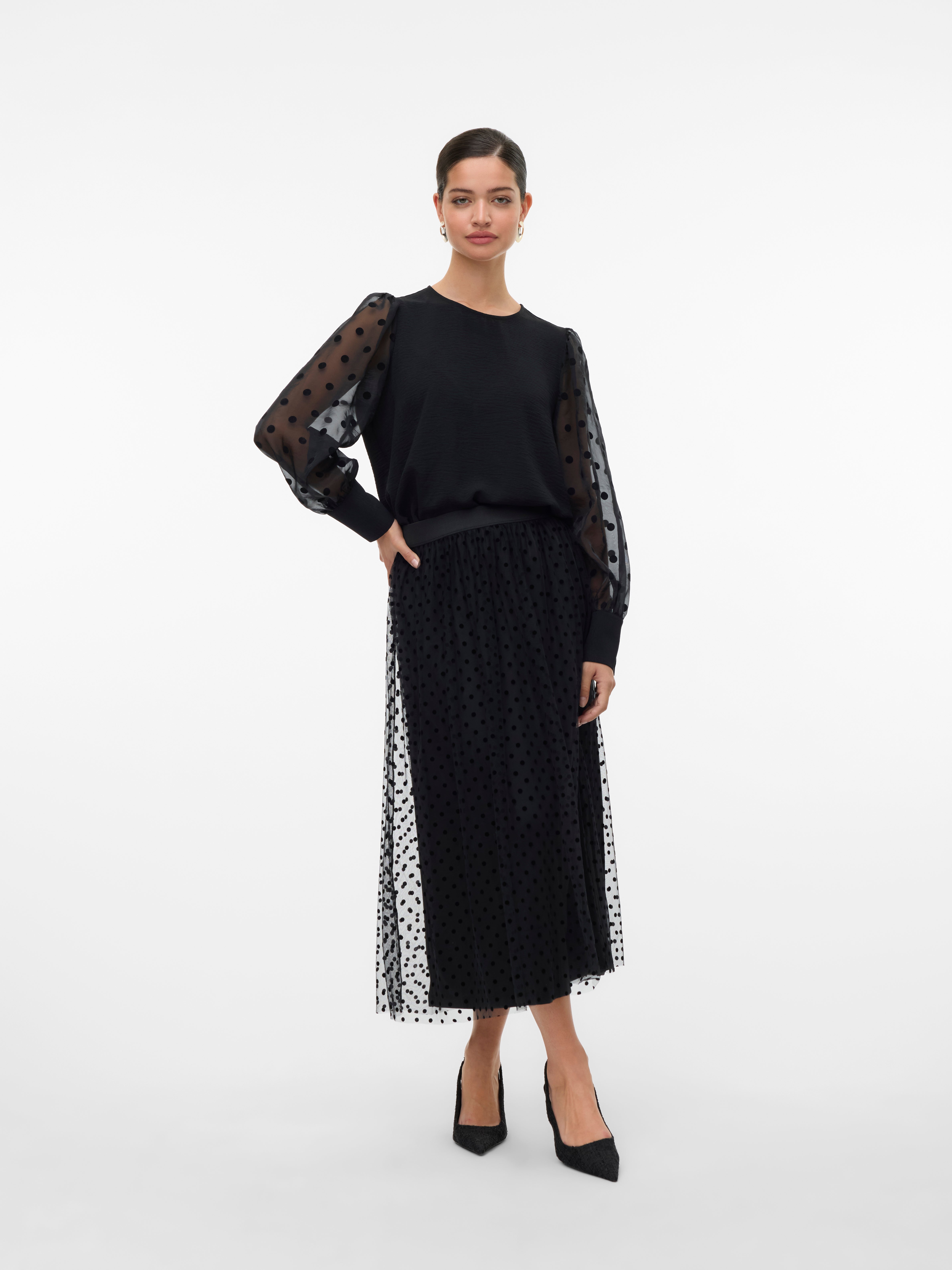VMNETHA High waist Lange rok