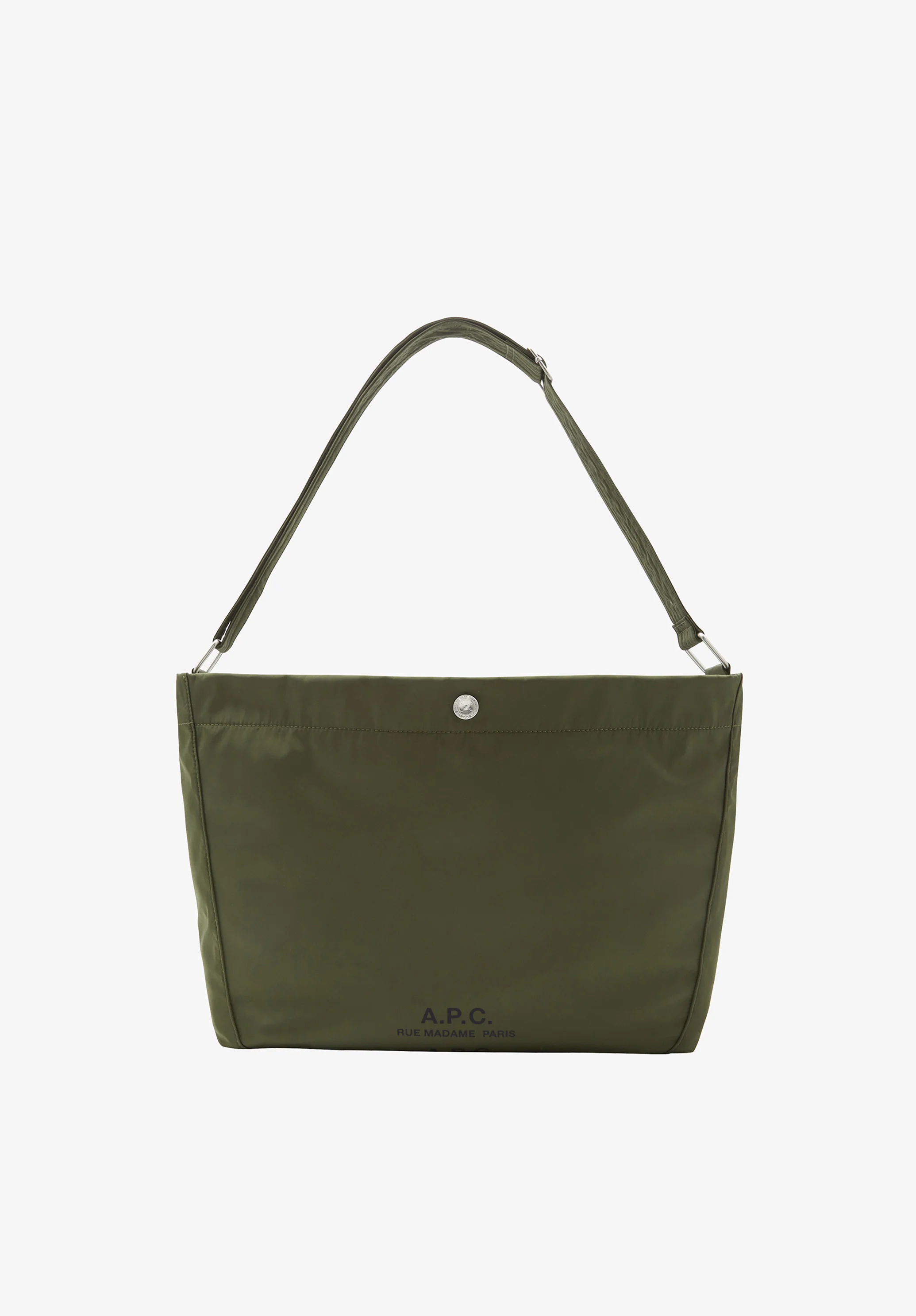besace journal - Kaki