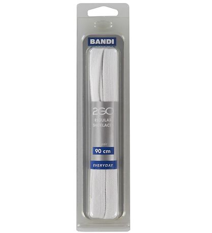 2GO Snøreb?nd - 90 cm - 1 Par - Hvid