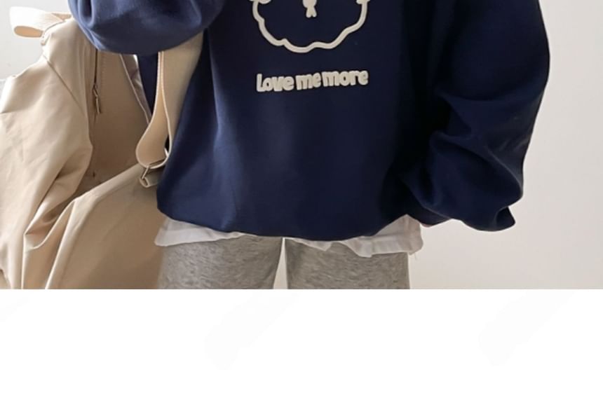 SeoulPop - Losse sweatshirt met hondenprint