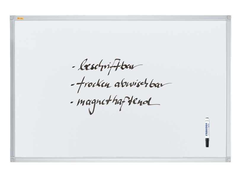 Franken Magnethaftendes Whiteboard X-tra!Line 90 cm x 120 c Lackierte Schreibtafel