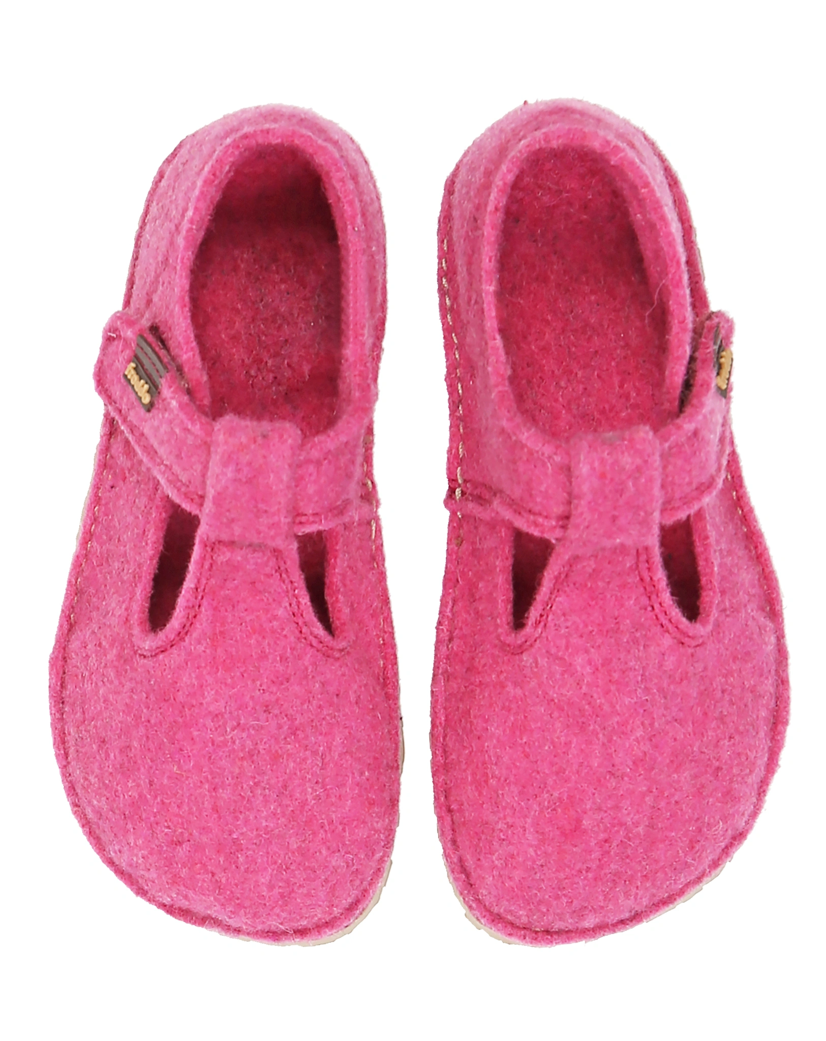 Hausschuhe FLEXY WOOLY BAREFOOT in fuxia