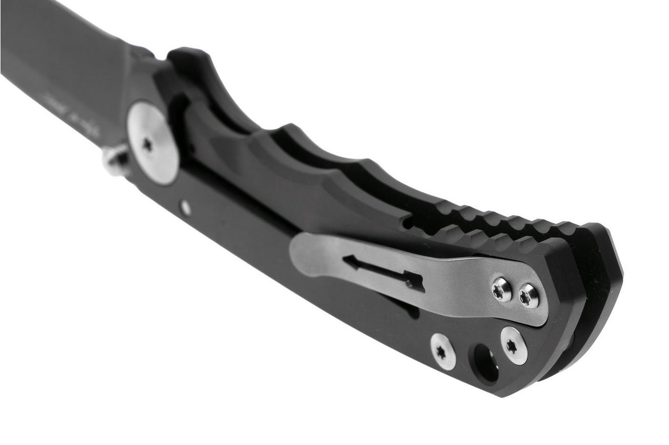 Spartan Blades Harsey Folder, Black PVD, Silver hardware SF5BK-SHW zakmes