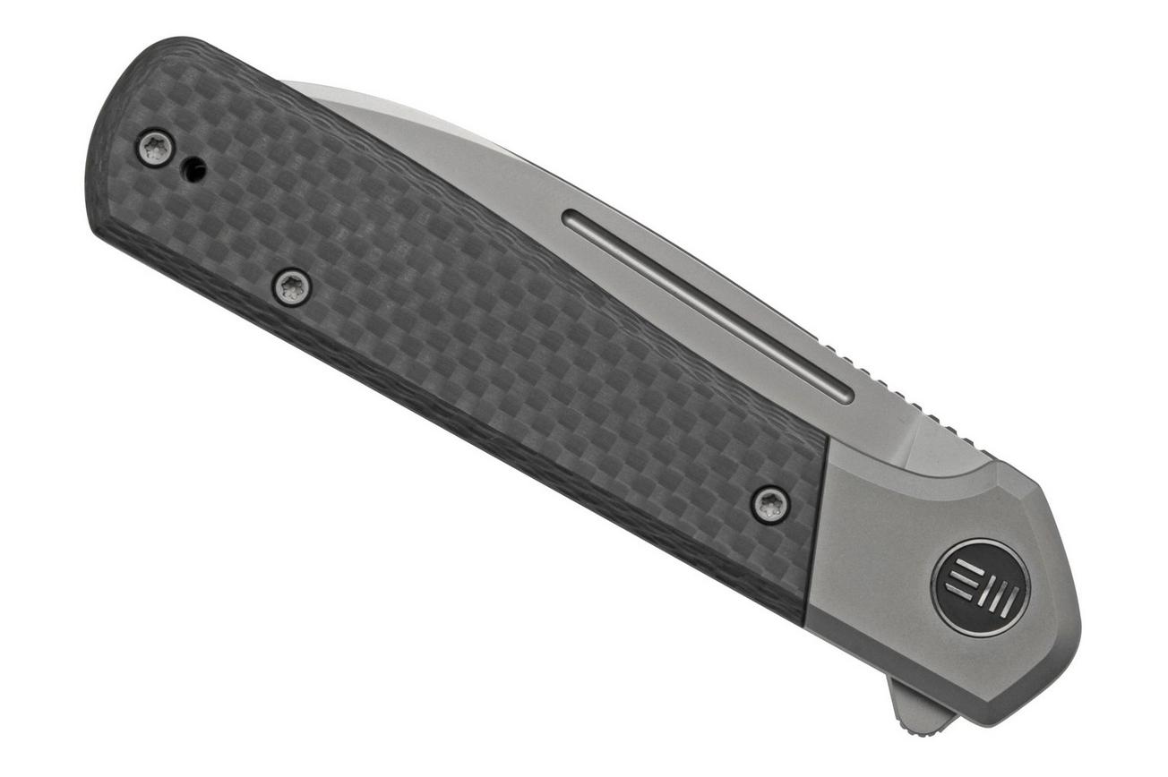 WE Knife Soothsayer WE20050-1 Grey Titanium/Carbonfiber, zakmes