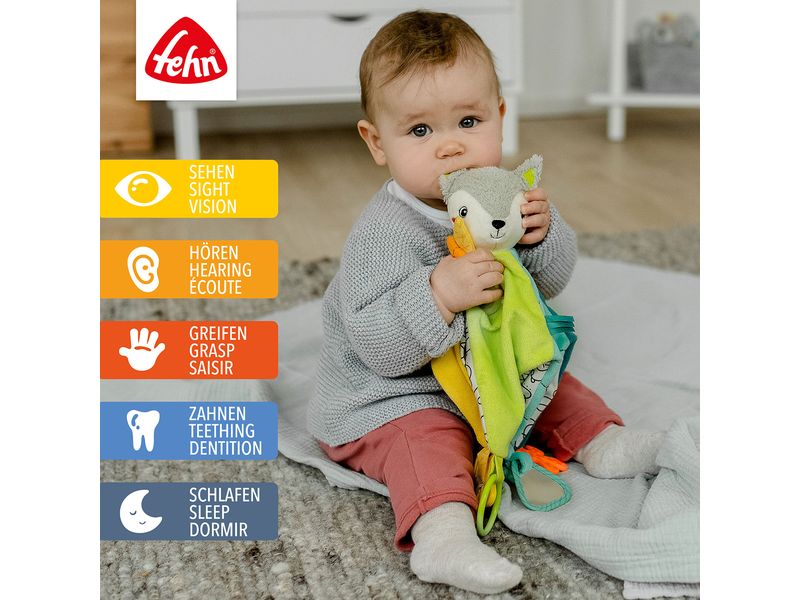 fehn Schmusetuch DoBabyDoo Fuchs Activity-Schmusetuch