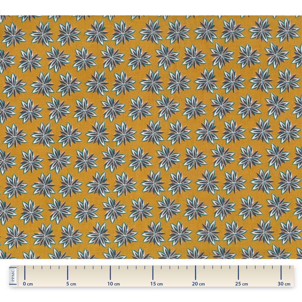 Tissu Enduit Au Mètre Etoile Anisée