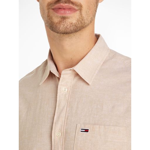 Tommy Jeans Blend Skjorte, Tawny Sand, XL