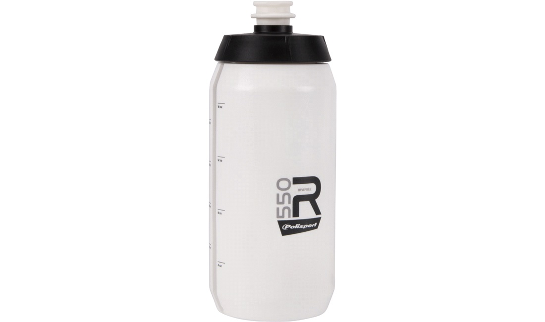 Drikkeflaske Polisport 53g 550ml hvid