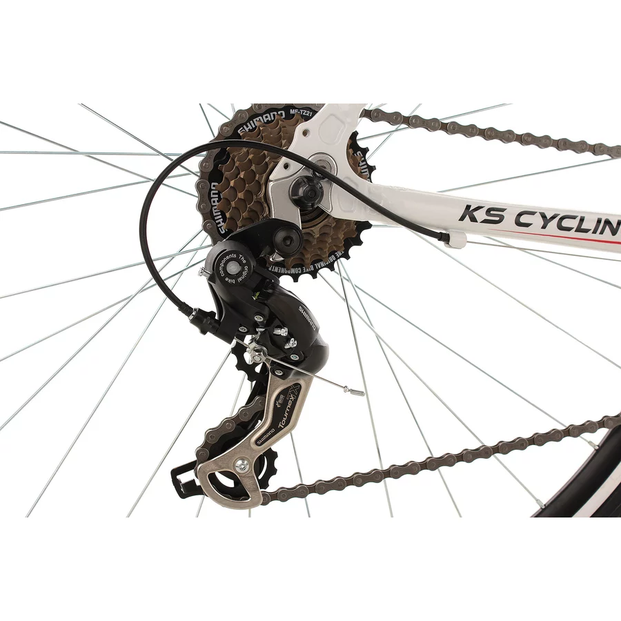KS Cycling Fitnessrad 21 Gänge Fitness-Bike Lightspeed (White) 28 Zoll weiß