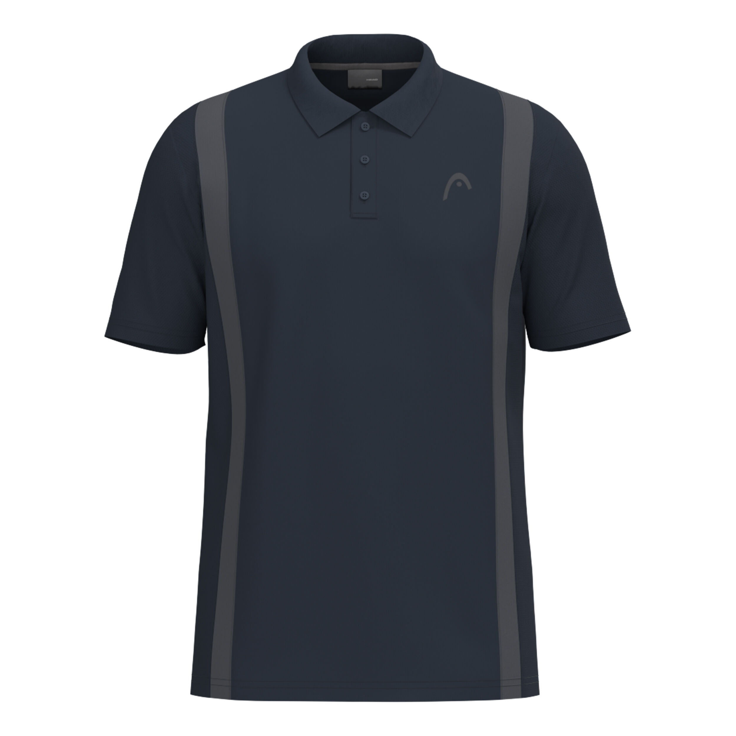 HEAD Club 25 Tech Polo Hommes - Bleu Foncé