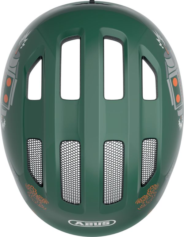Abus Smiley 3.0 Cykelhjelm, Green Robo Shiny
