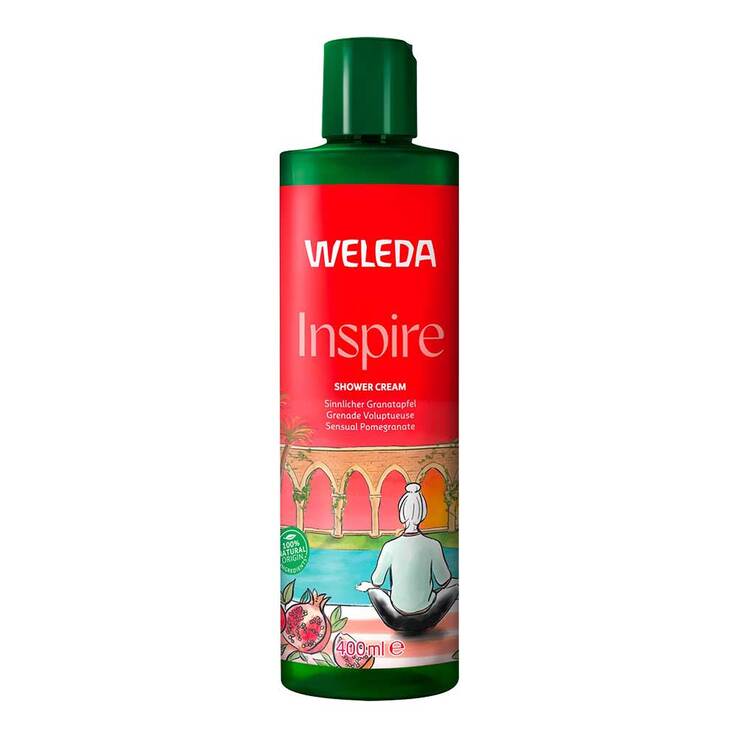 Weleda Inspire Shower Cream Granatapfel, 400 ml