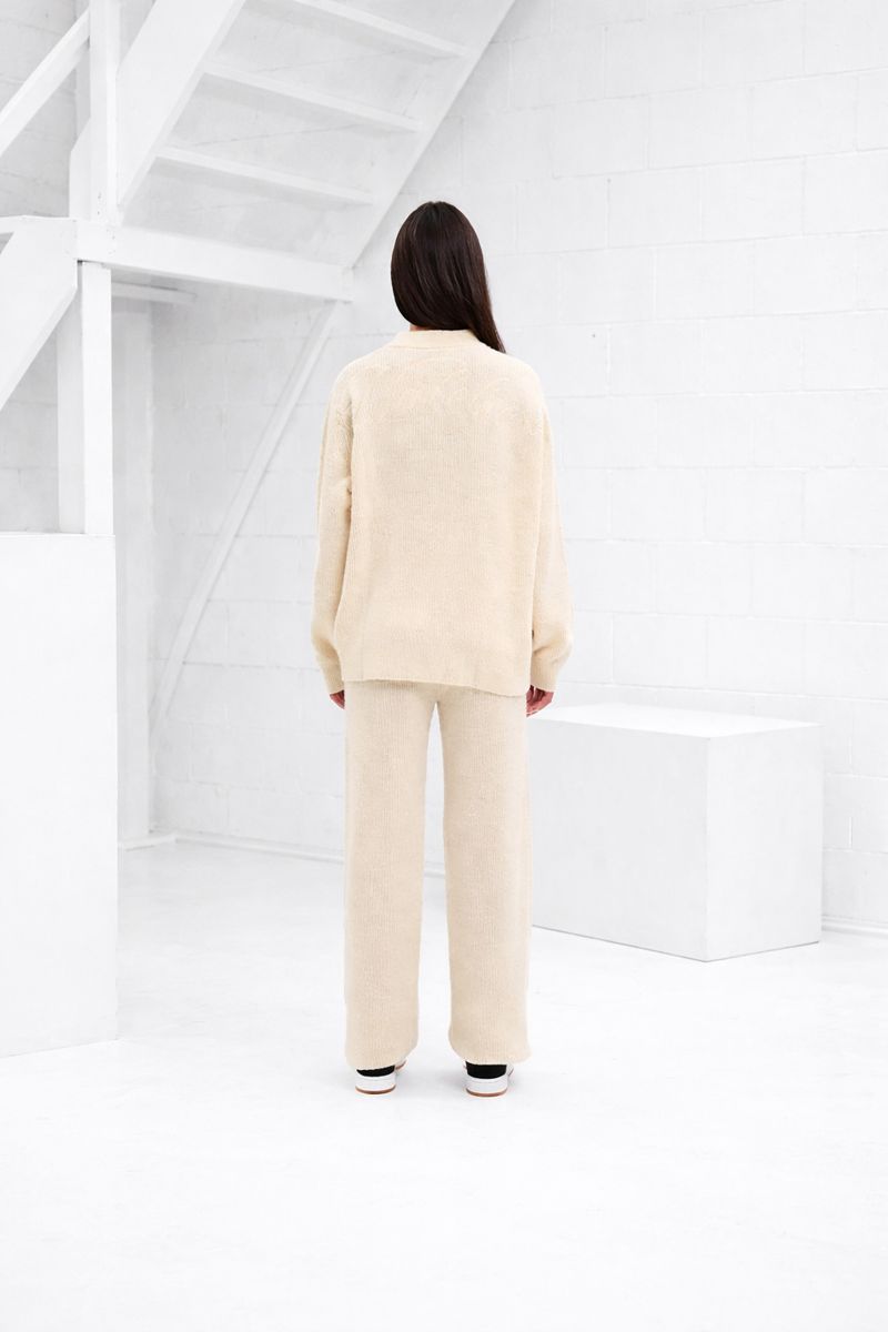 Malelions Knit Trainingspak Dames Beige