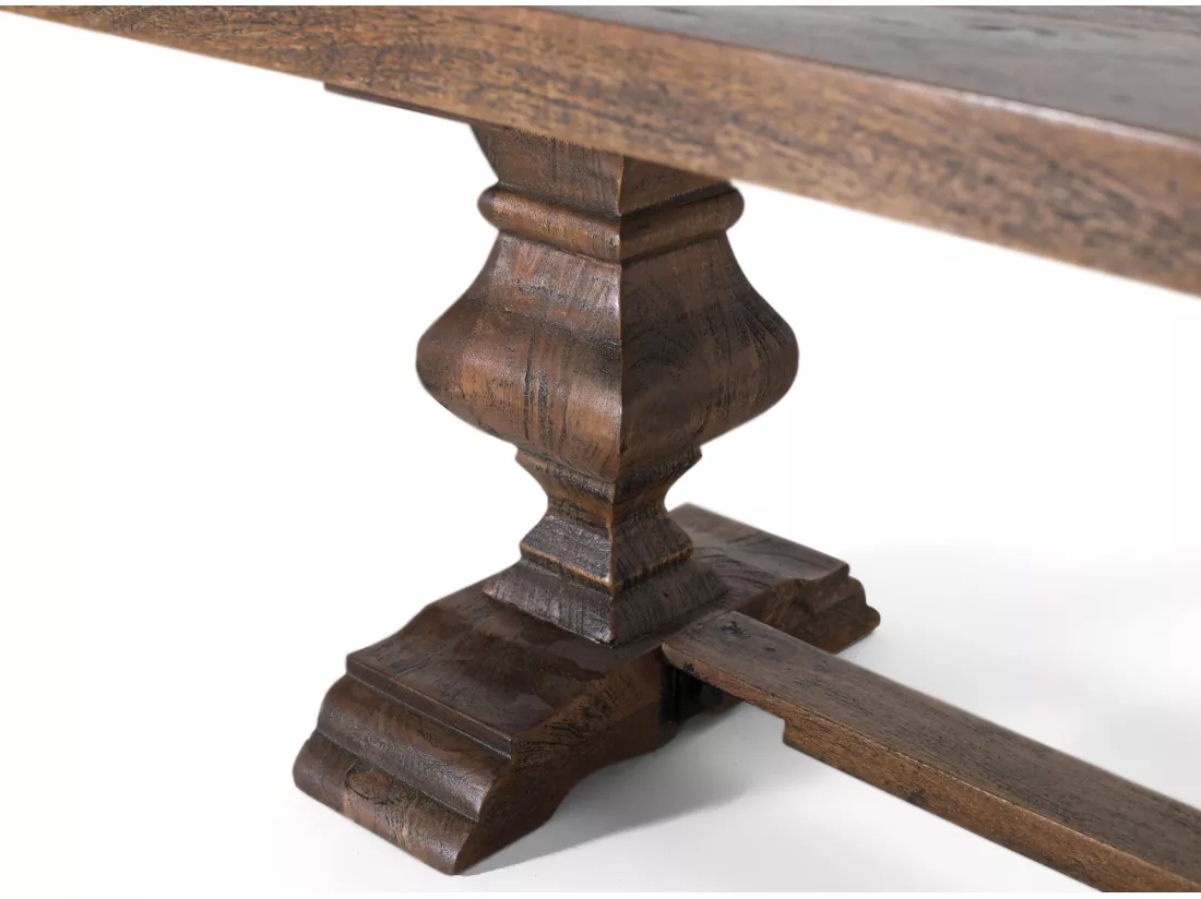 Banc fabriqué à la main en bois de manguier 180cm