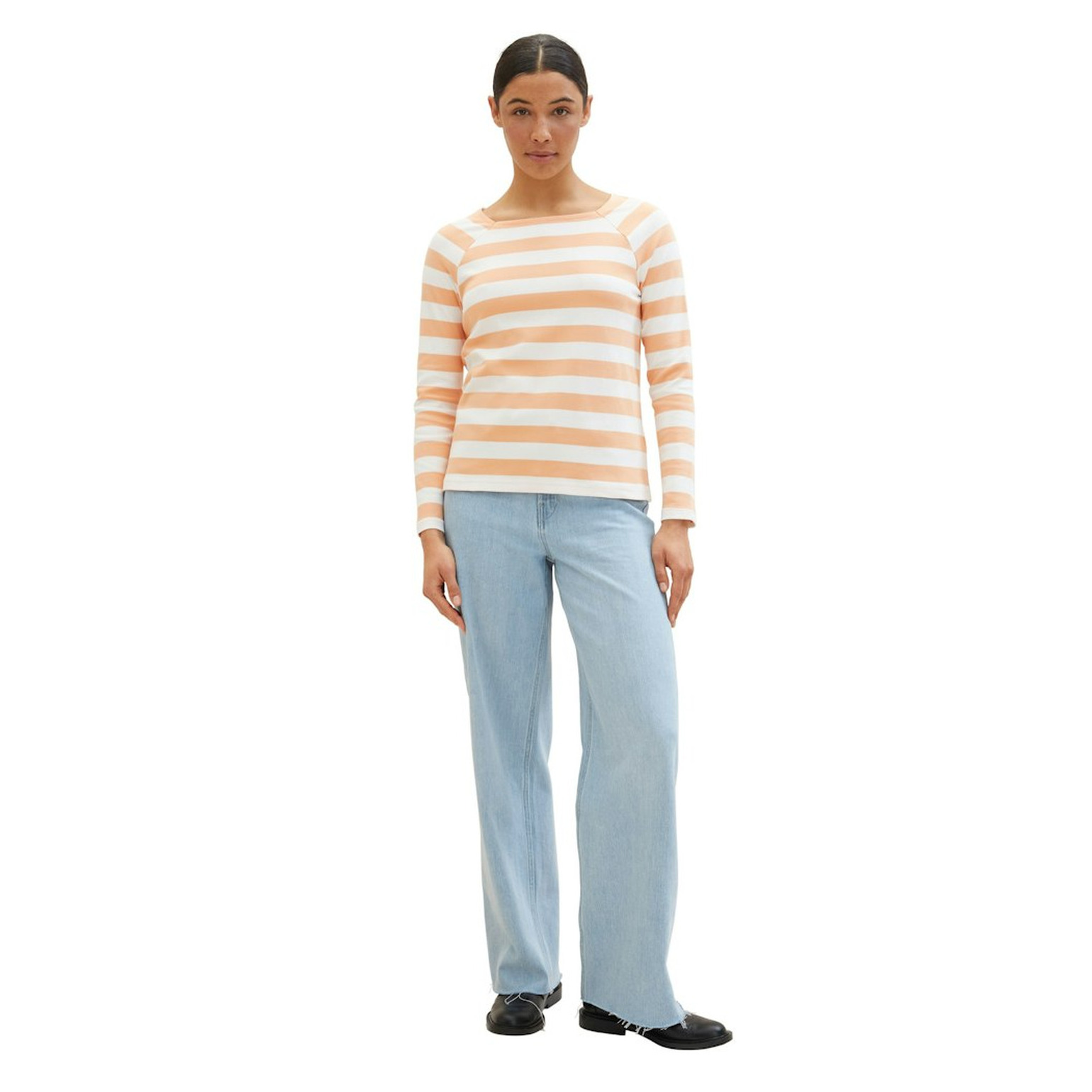 Tom Tailor T-shirt stripe carré neck