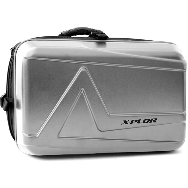 x-plor - Sacoches cavalières semi-rigide 25L Argent / Mat