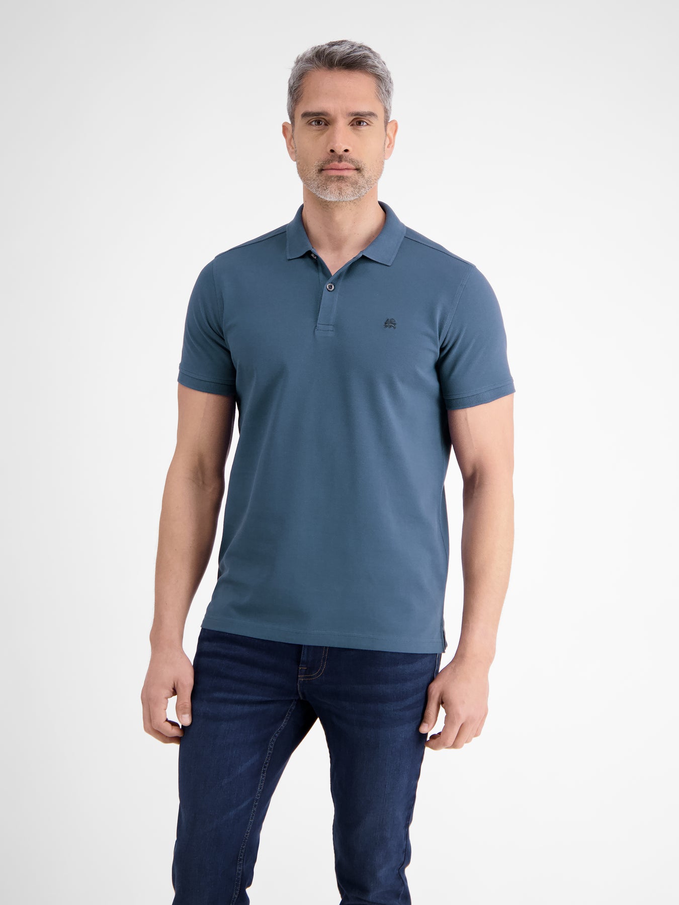 Basic Poloshirt für Herren, unifarben