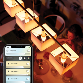 Philips Hue kaarslamp - warm tot koelwit licht 5W - 1 pack - E14