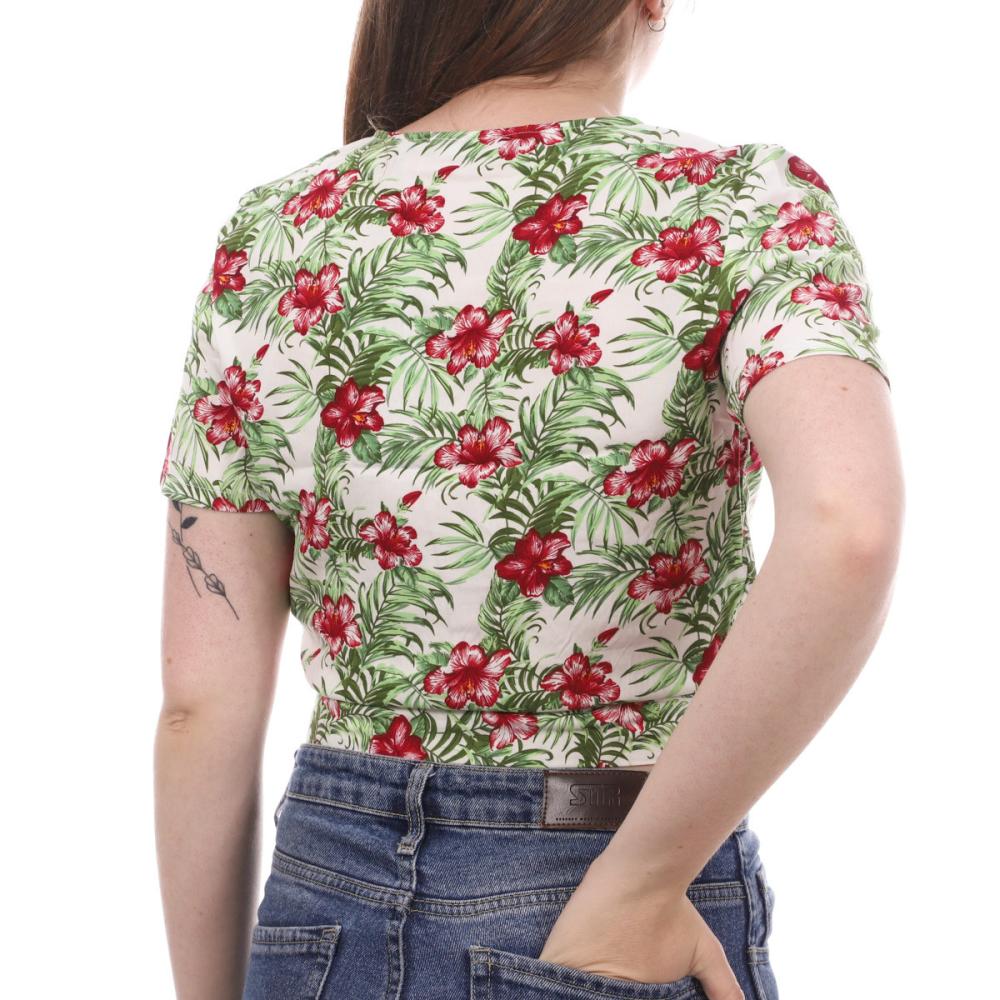 Vero Moda Blouse Blanche/Rouge à fleurs Femme Vero Moda Easy