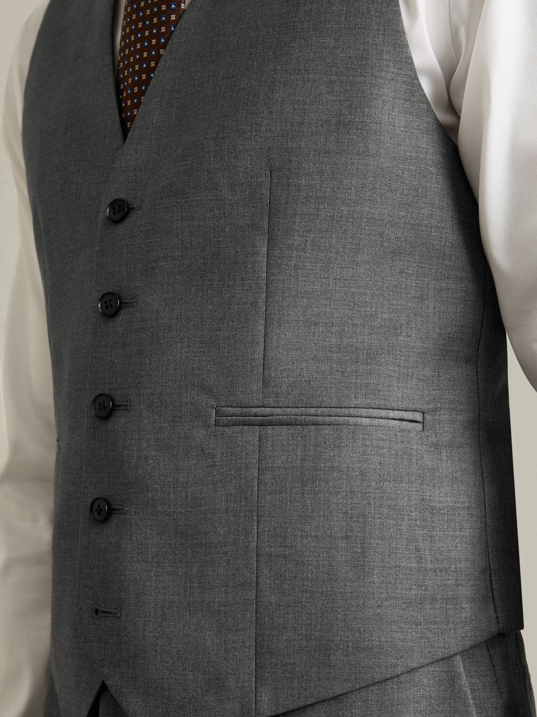 Reiss Aspire slim fit wollen gilet