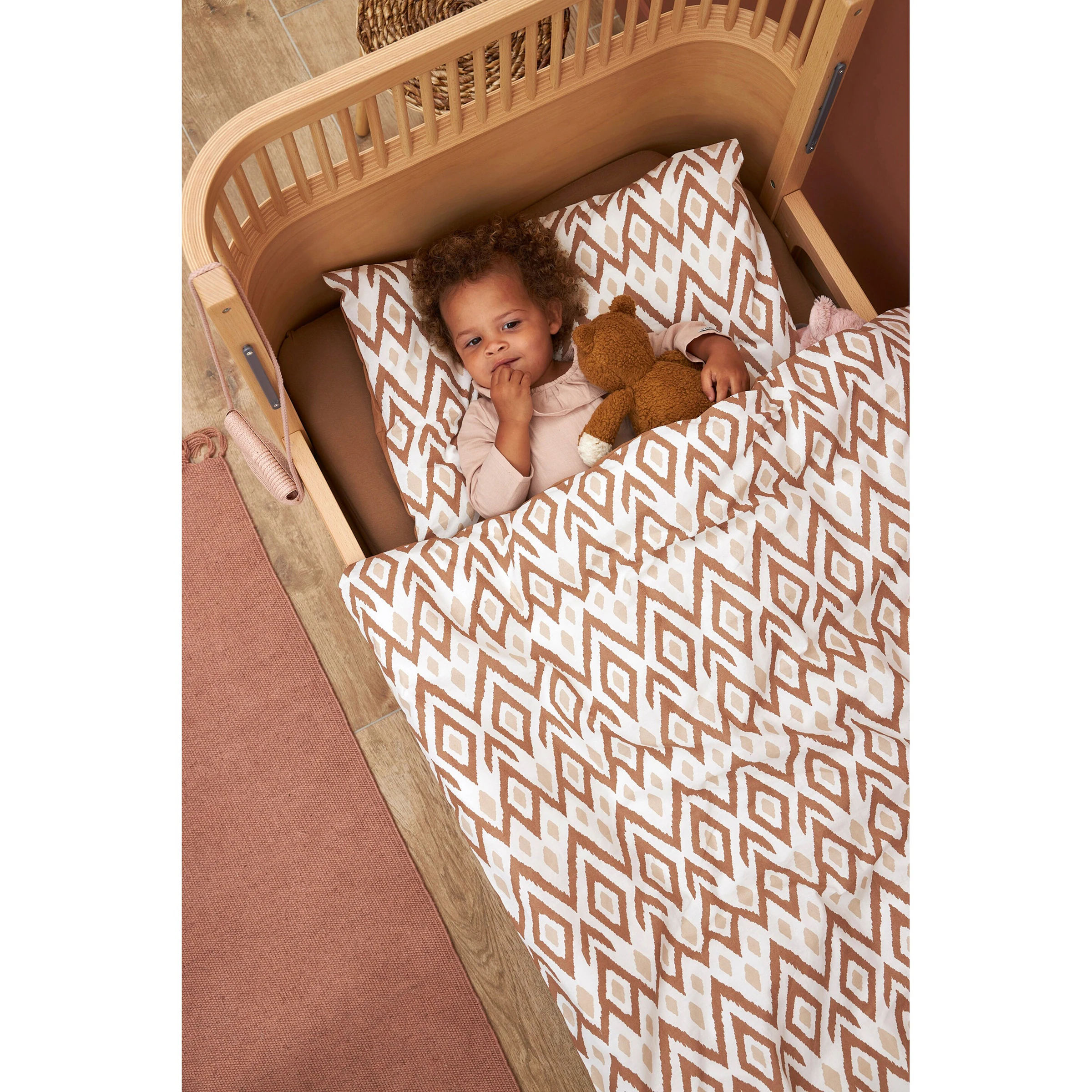 Meyco Baby Wende-Bettwäsche 40x60 / 100x135 cm Ikat