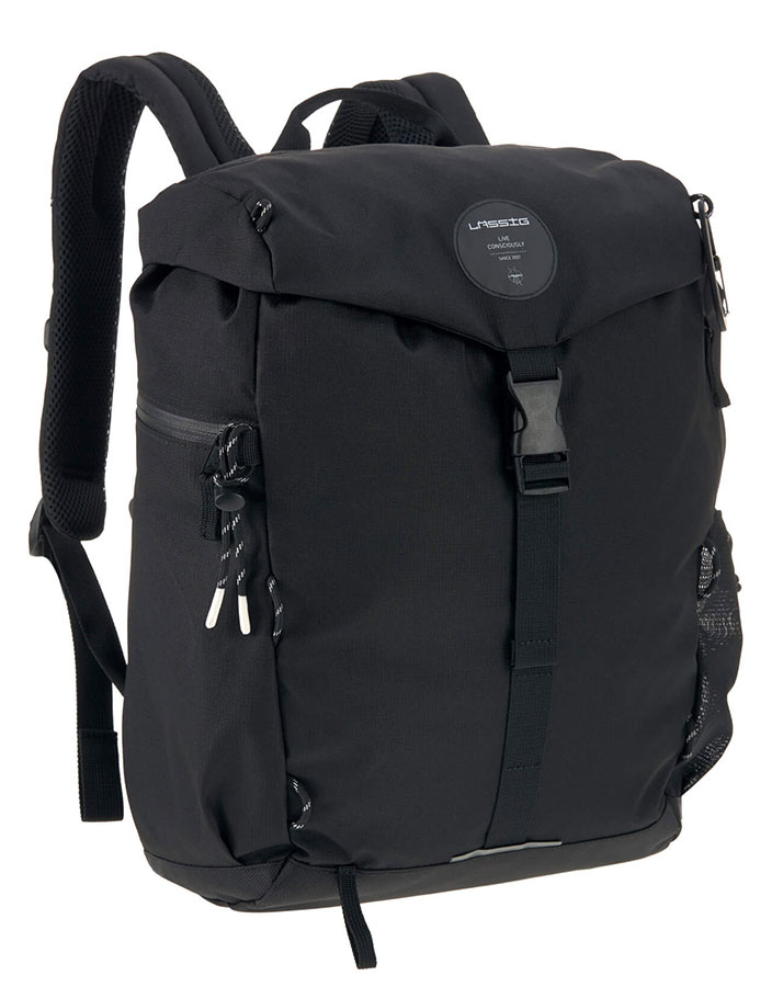 Wickelrucksack OUTDOOR (28x42x16) in schwarz
