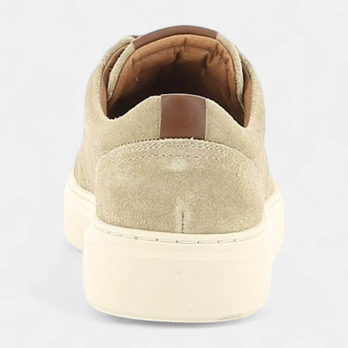 Baskets basses Homme en cuir beige
