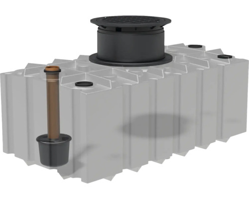 Regenwatertank 2.000 liter GFT 2.0 incl. inlaat kalmer