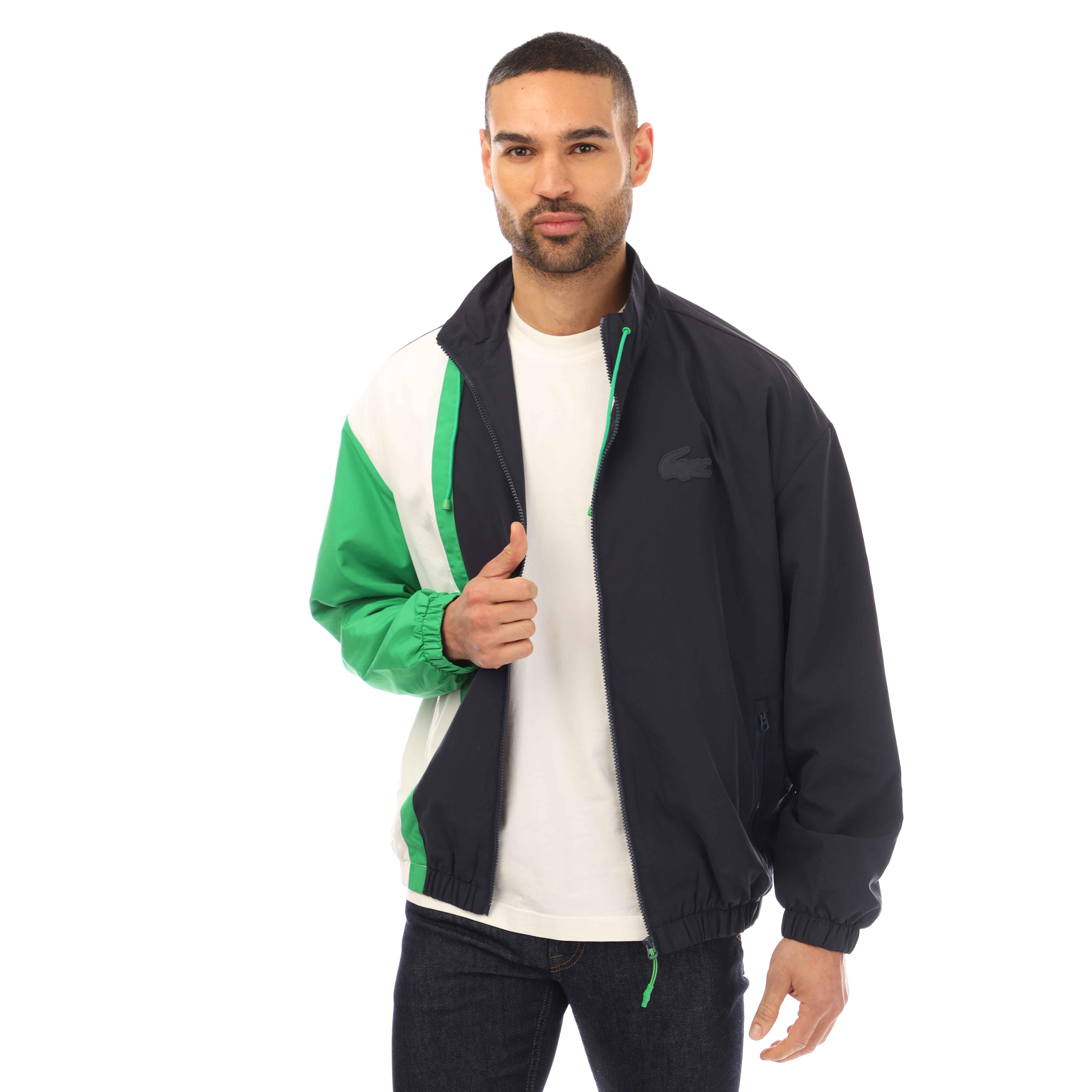 Lacoste Lightweight Water Resistant Colourblock Zip Jacket