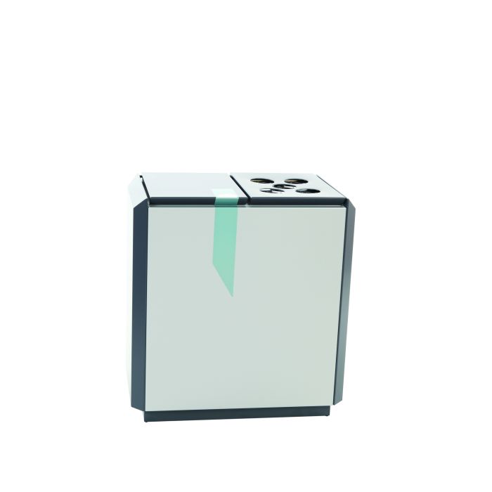 DutchDesign Brandveilige Afvalscheidingsunit Recyclostar 2 Bekerinzet 110 Liter