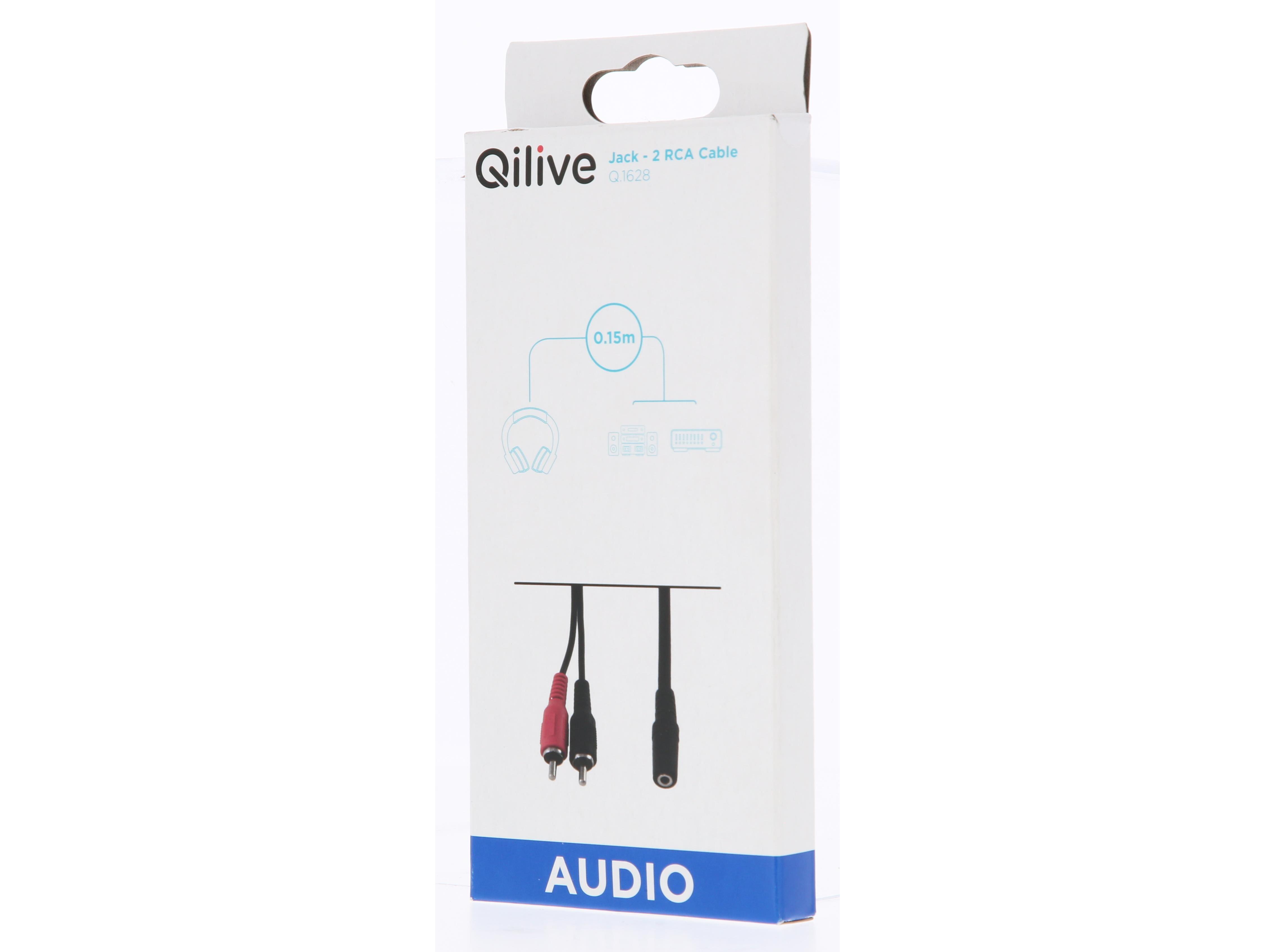 ADAPTADOR QILIVE G4217931 2 RCA M-JACK 35MM F