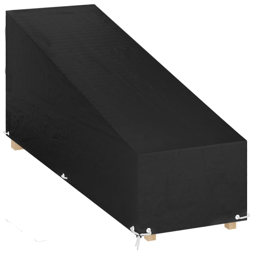 Housse de chaise longue 12 œillets 205x75x40/70 cm polyéthylène