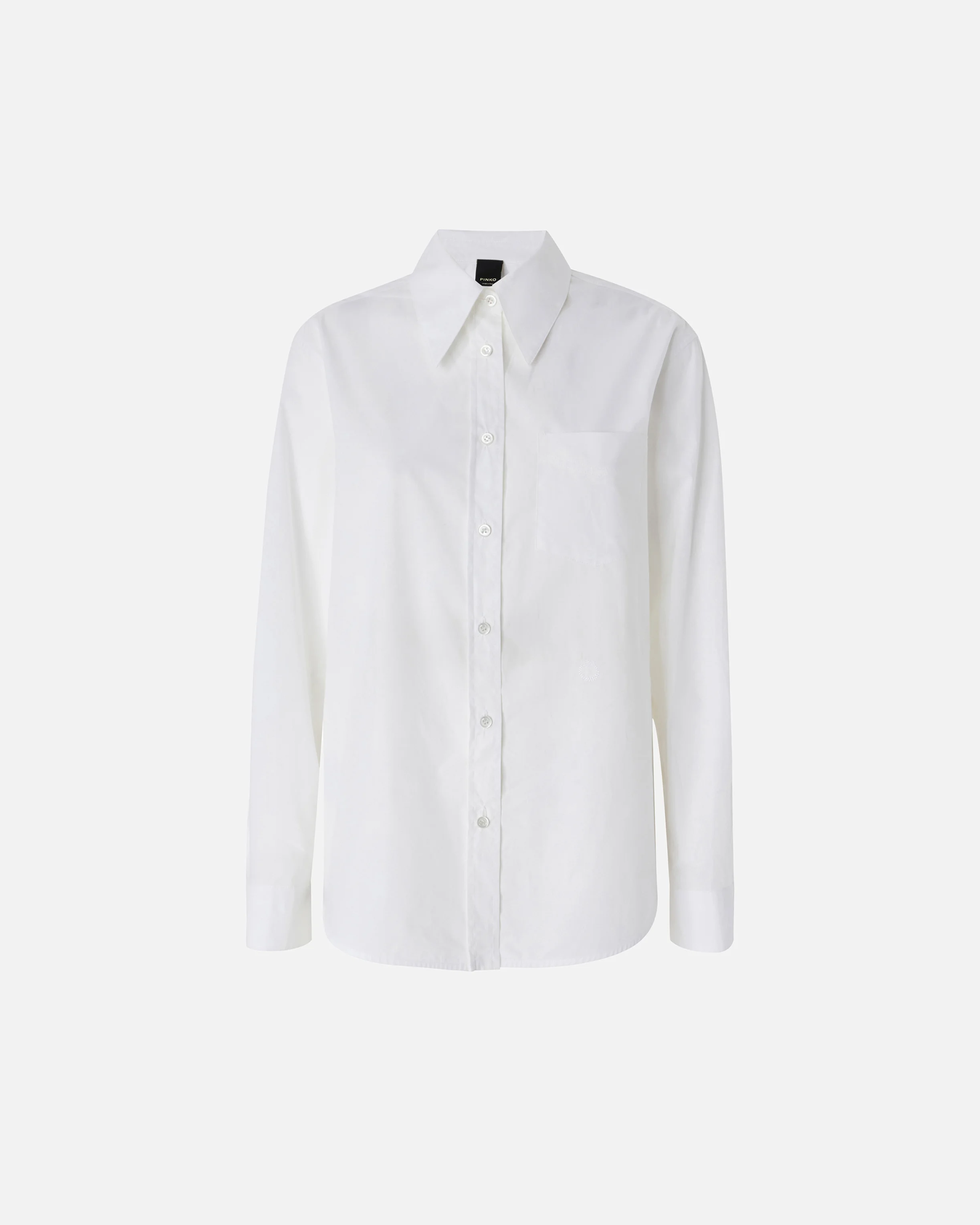 Chemise classique en popeline | Blanc