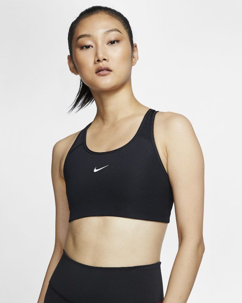 Brassière Nike Swoosh Noir pour femme