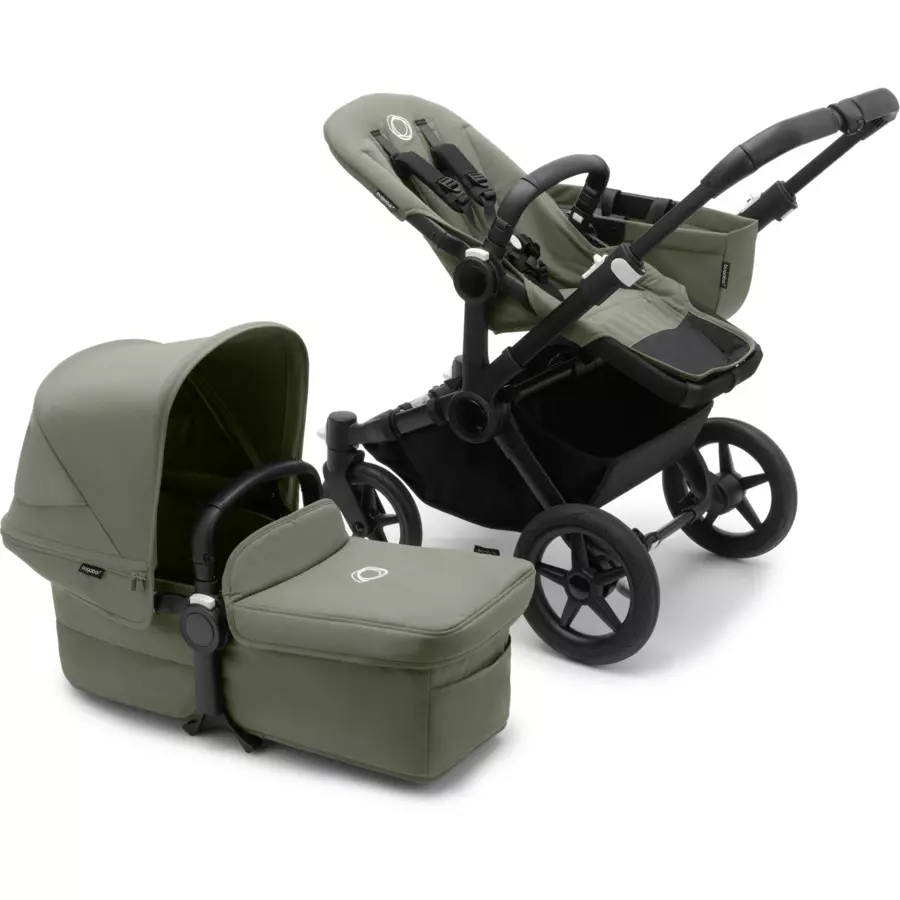 bugaboo Kombikinderwagen Donkey 5 Mono Complete BlackForest Green