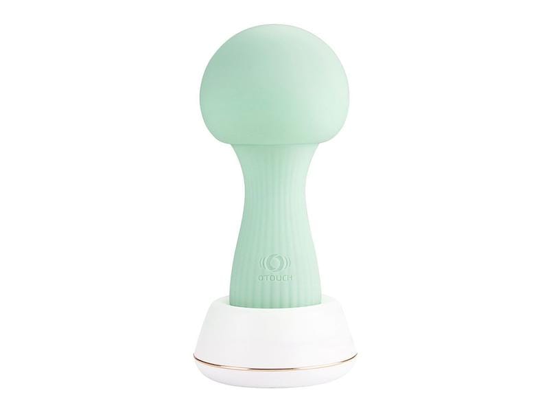 Otouch Stabvibrator Mushroom Silikon Wand Grün Hochwertiges Sextoy für die Frau