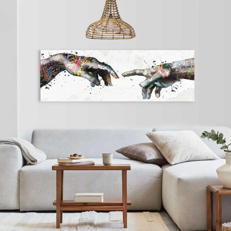 Schilderij Creation Art - 52x156cm - Bont