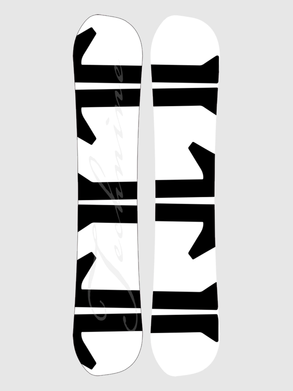 Technine The Nines Asym T9 Classic 2025 Snowboard white